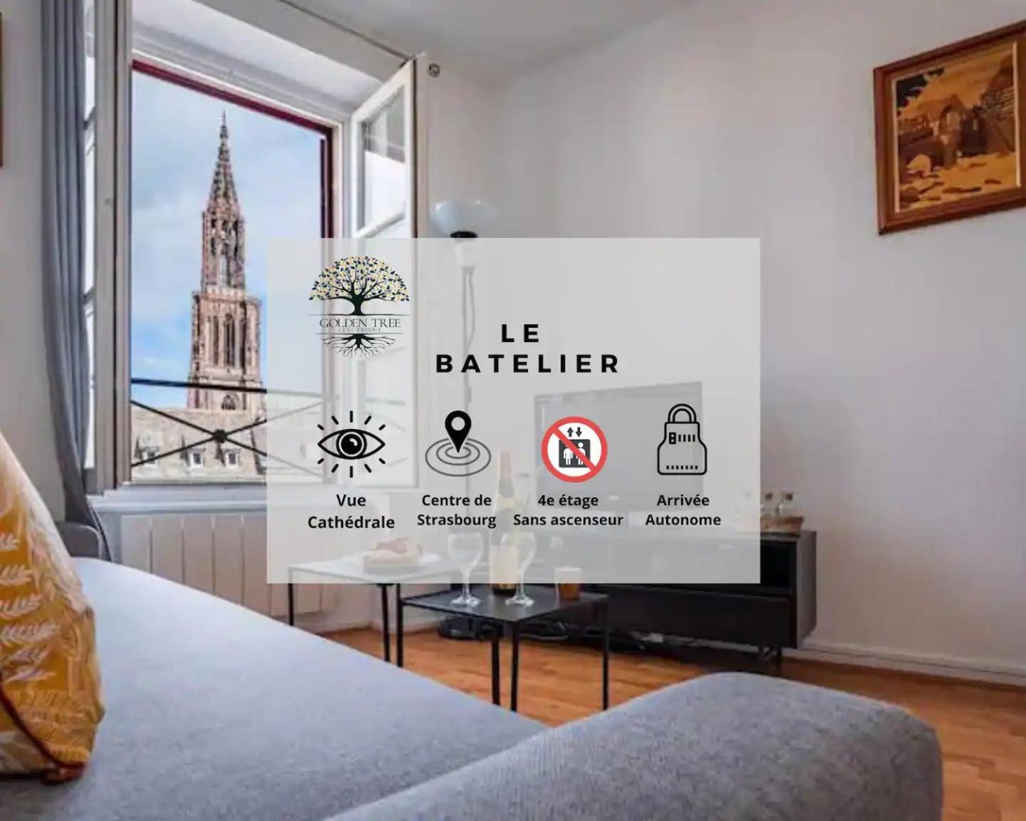 Le Batelier - Hyper-Centre, Vue Unique Cathedrale Appartement Straatsburg Buitenkant foto
